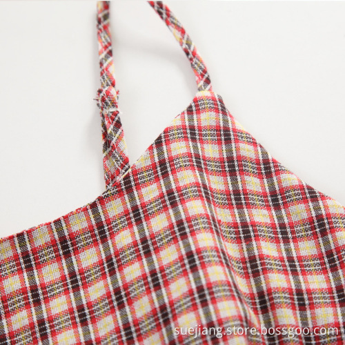 Women's Sleeveless Top Wearing Cotton